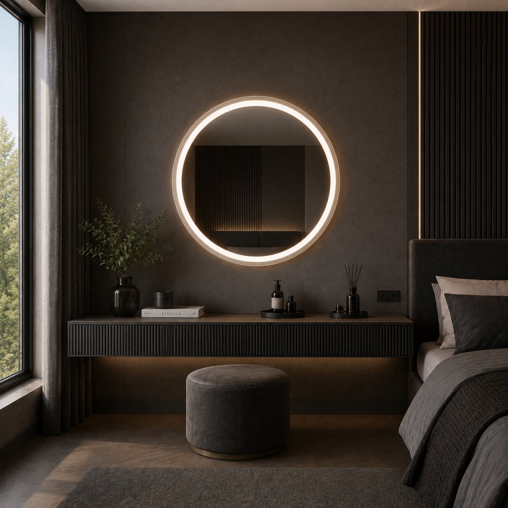 Oglinda LED rotunda Elio