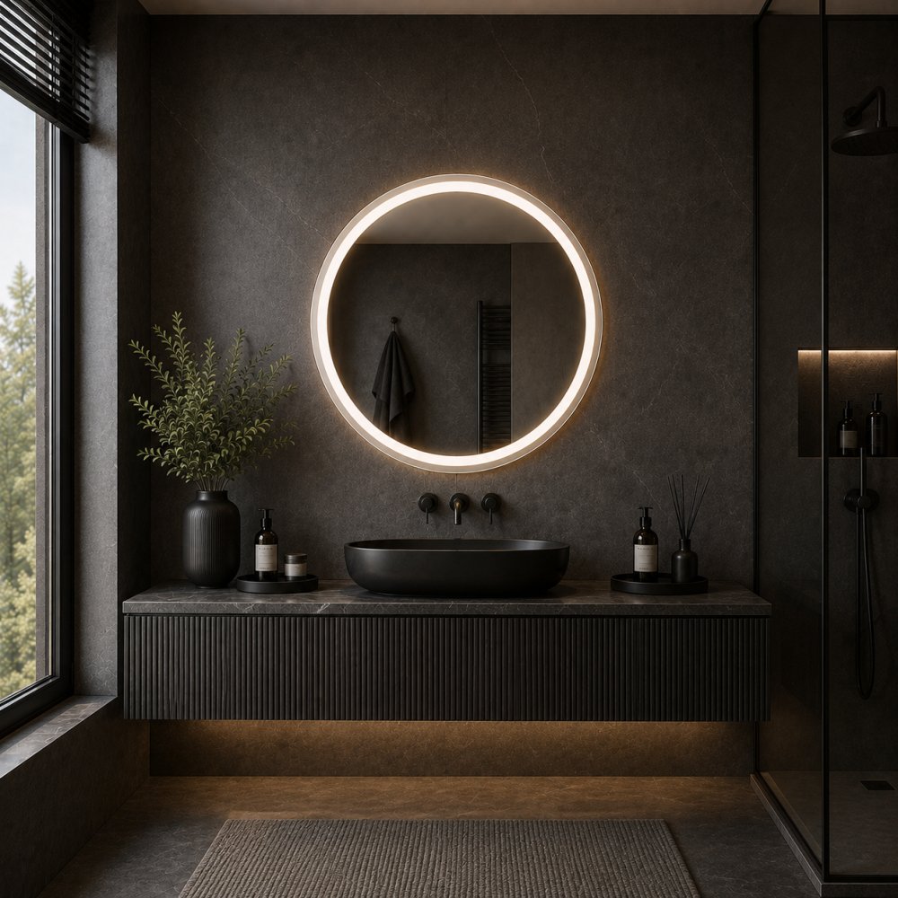 Oglinda LED rotunda Elio