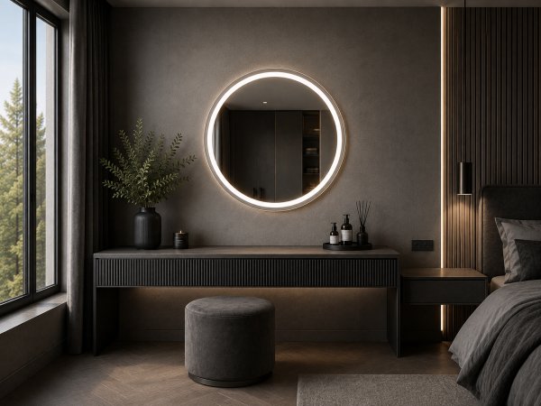 Oglinda LED rotunda Elio