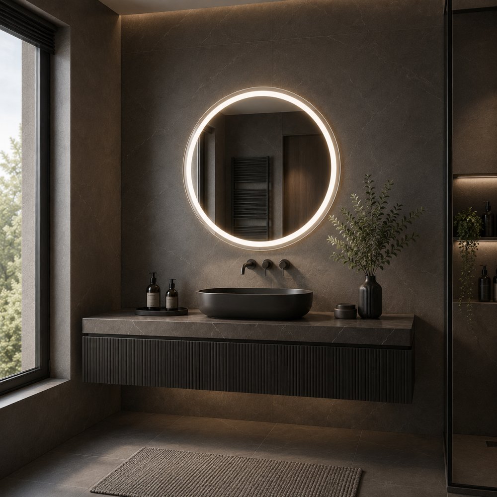 Oglinda LED rotunda Elio