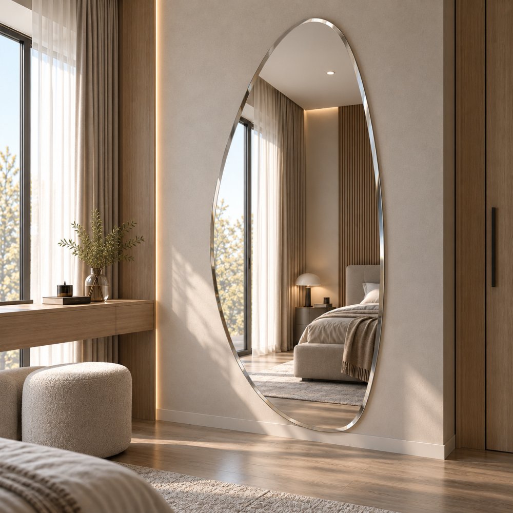 Oglinda asimetrică cu fațetă Yara