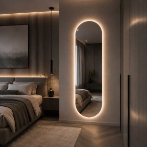 Vedere suplimentară – Oglindă  LED ovală Soft